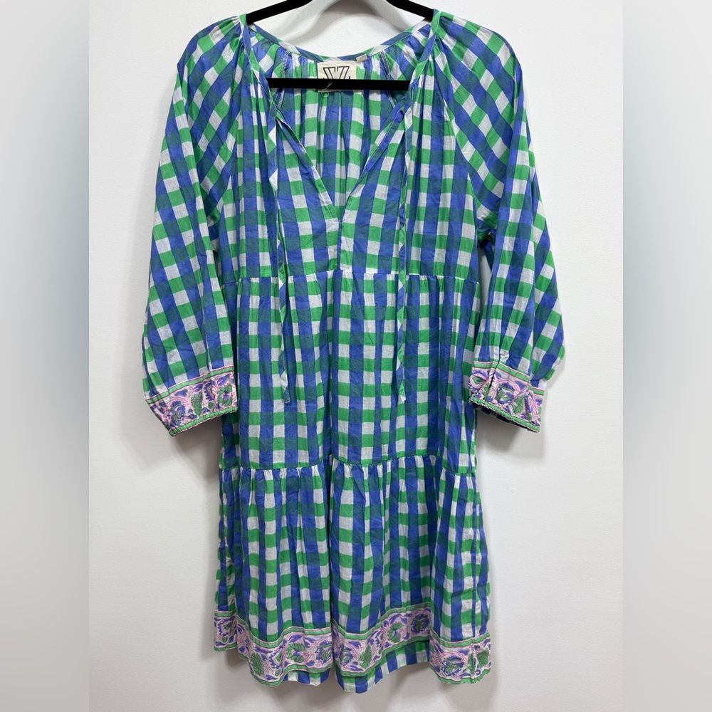 SZ Blockprints NWOT women's dress size large mini